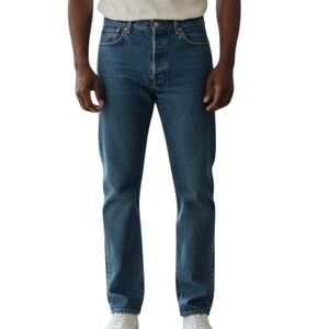 Levi's 501 Original Fit Men's Jeans W40 L36 Dark Wash Button Fly Denim